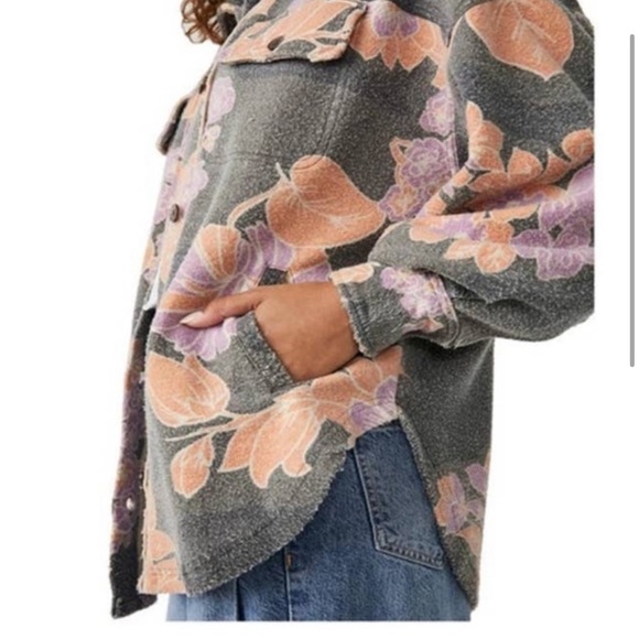 NWOT Free People Ruby Shacket sz Medium - Picture 3 of 4
